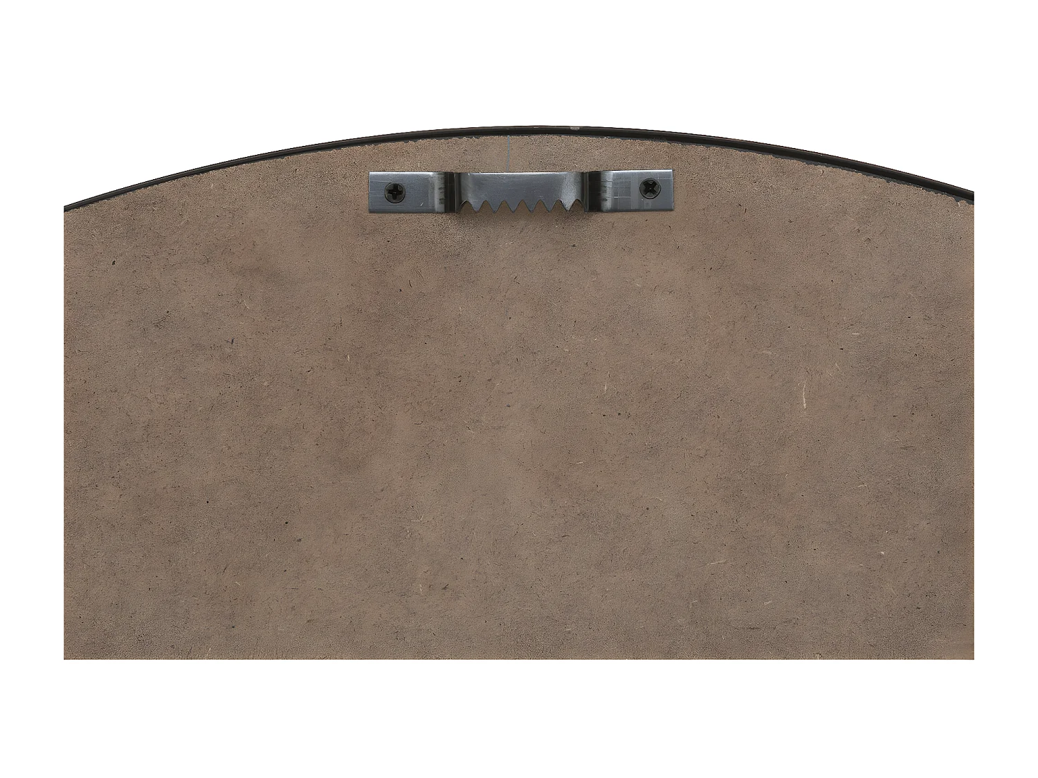 Pendule murale Bistrot en métal noir et bois D 57 cm