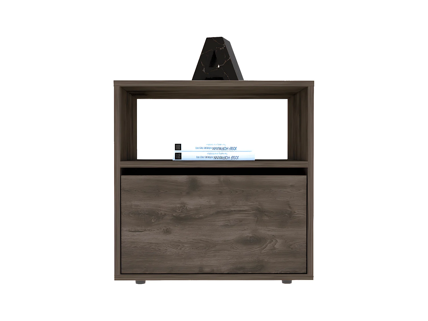 Nuit de Galanto avec 1 étagère et 1 tiroir, 52 cm à x 50cm L x 40cm P, acorn