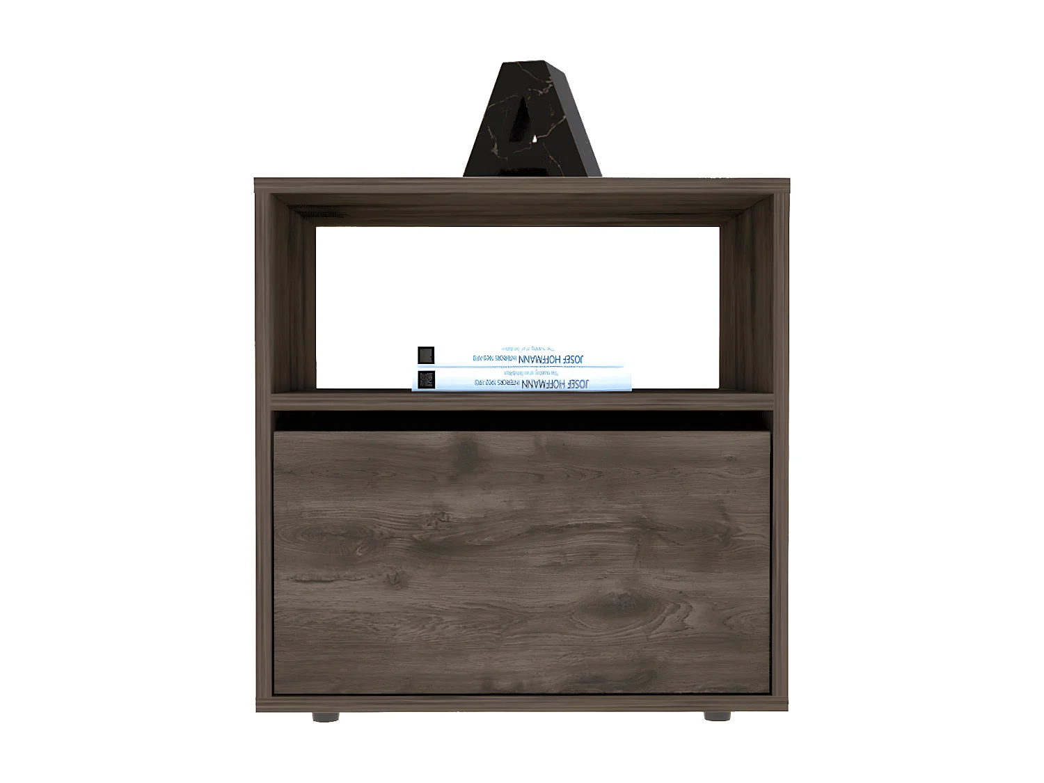 Nuit de Galanto avec 1 étagère et 1 tiroir, 52 cm à x 50cm L x 40cm P, acorn