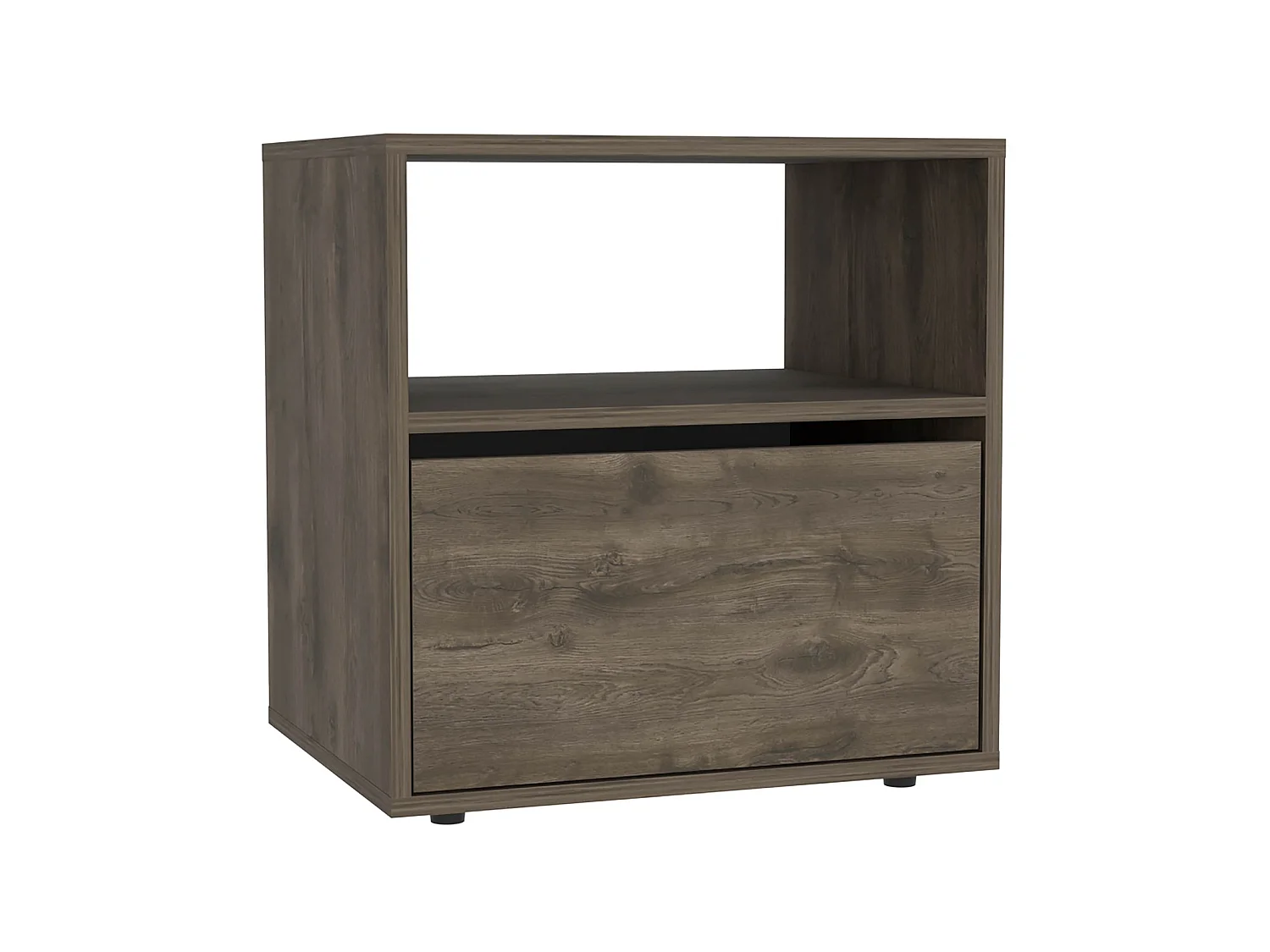 TUHOME CONCEPT Comodino Galanto da 50 cm, rovere scuro