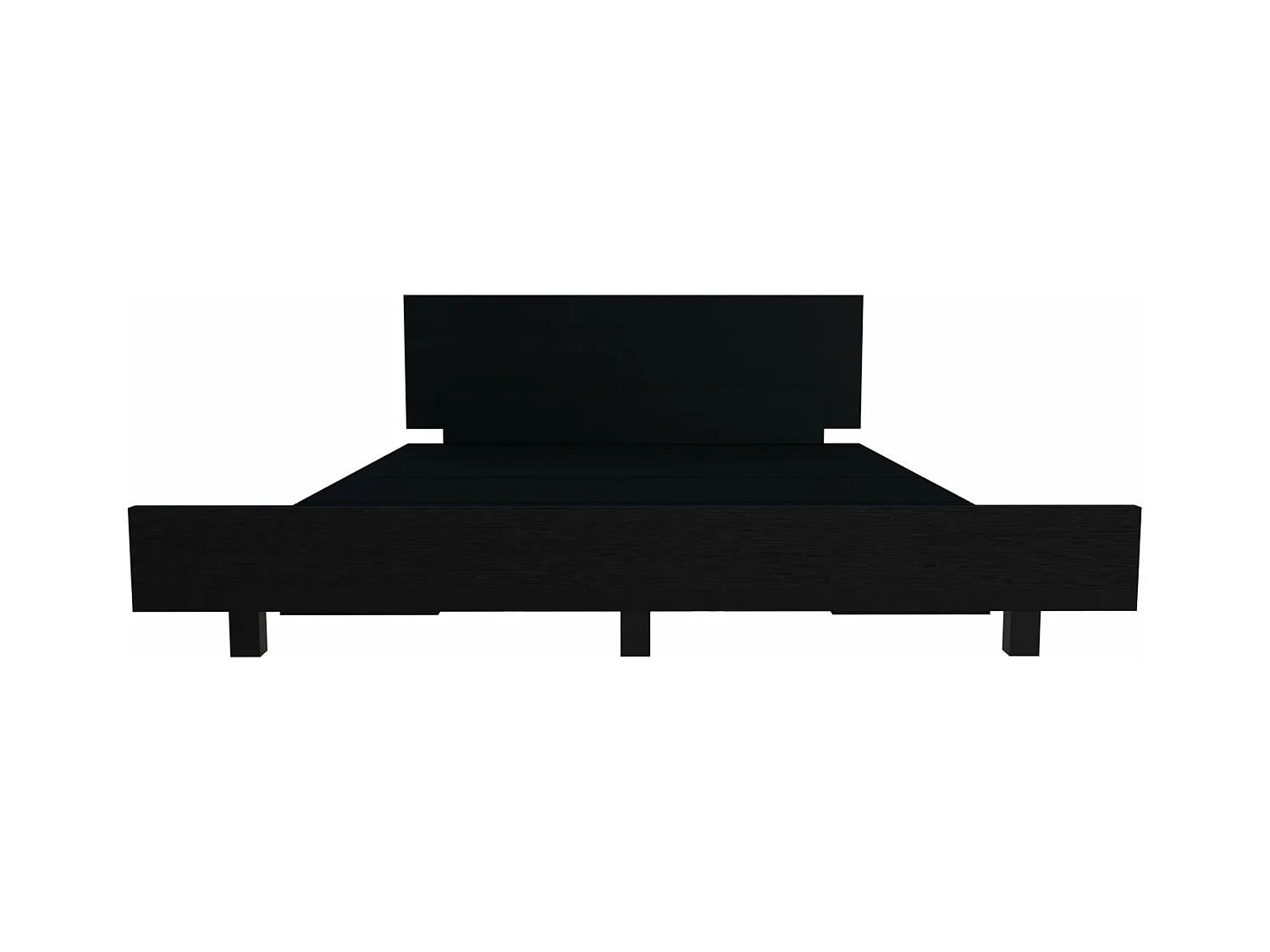 Base letto singola Kaia, con struttura 51,6CM L X 212,5CM P X 120CM L Nero
