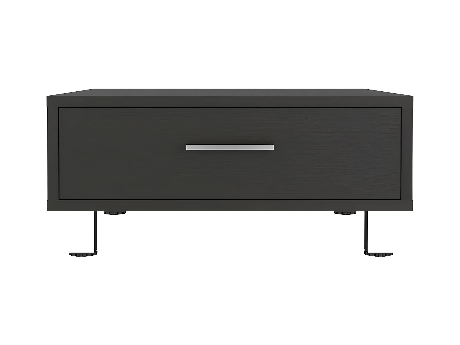 Tavolino Beijing, con cassetto 26,3 cm L X 60 cm H X 60 cm L X 60 cm P Nero