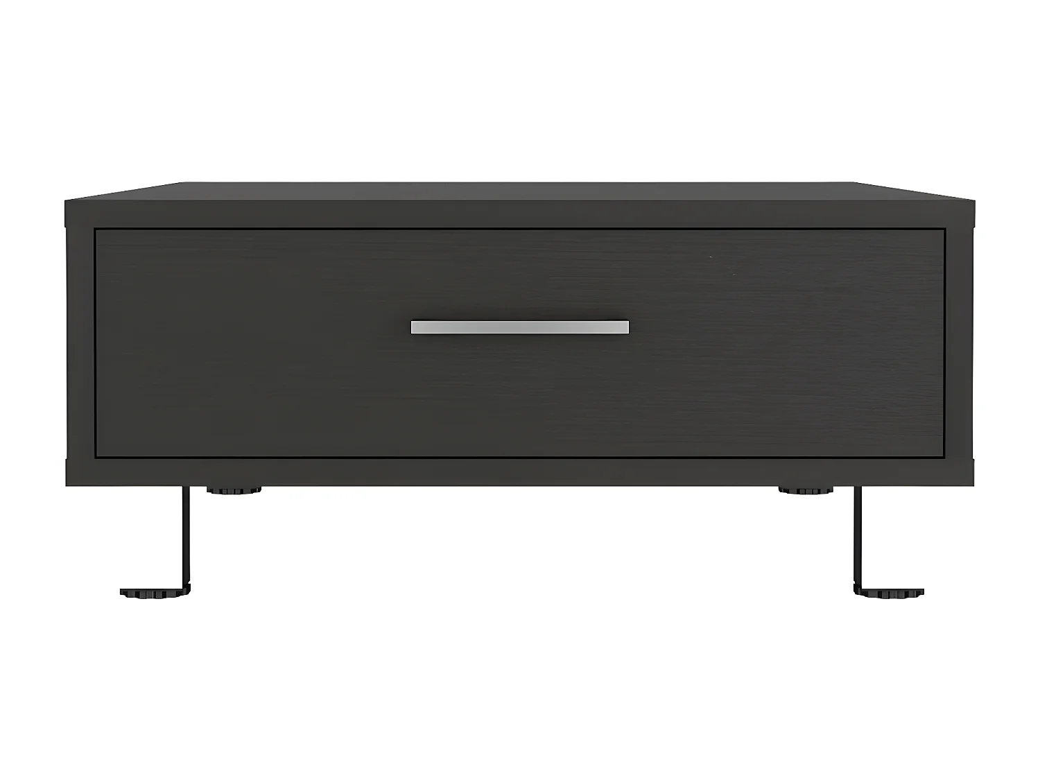 Tavolino Beijing, con cassetto 26,3 cm L X 60 cm H X 60 cm L X 60 cm P Nero