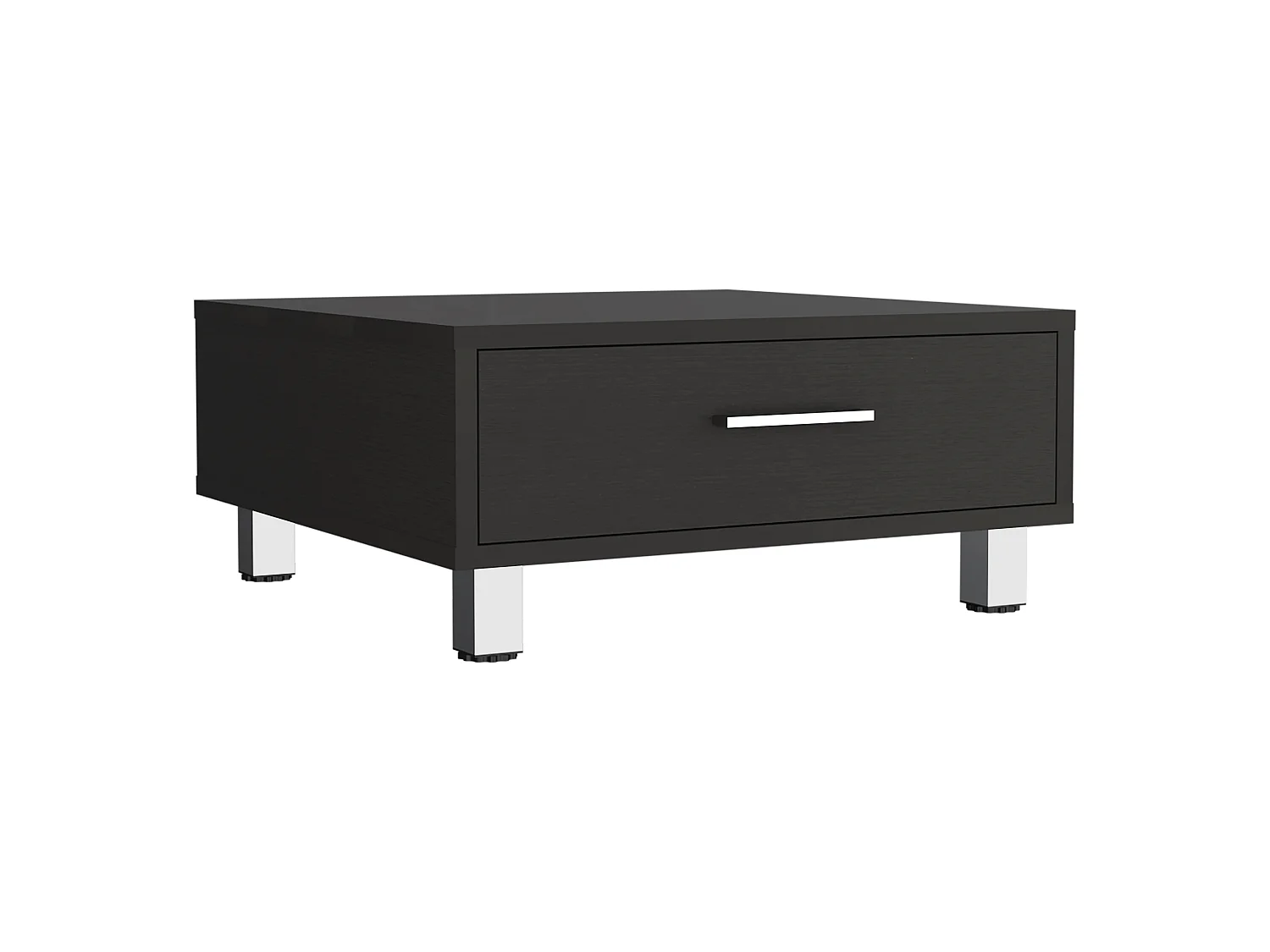 TUHOME CONCEPT Mesa de centro Beijing de 60 cm, wengué