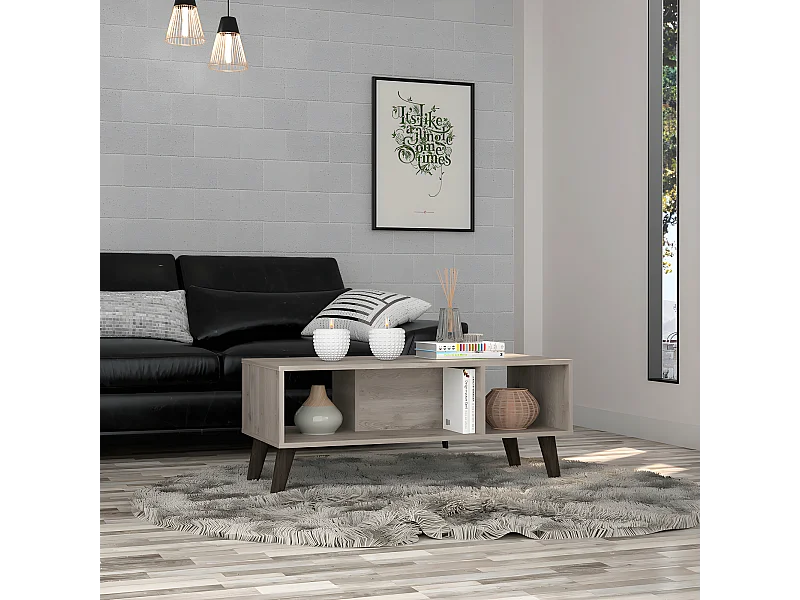 Tavolino Cincinatti, con ripiano aperto 40CM L X 101,1CM P X 47CM P Frassino