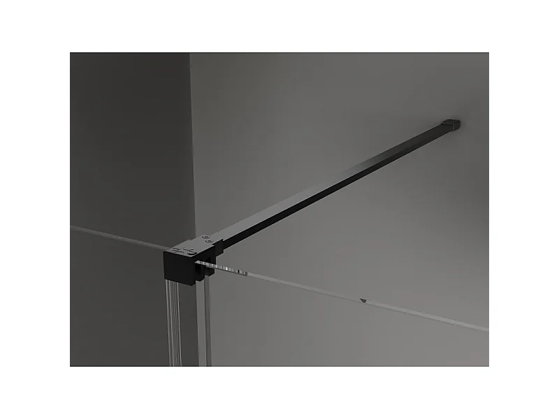 Mexen Velar kabina prysznicowa rozsuwana 160 x 85 cm, szron, czarna - 871-160-085-31-70