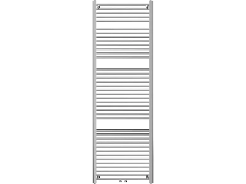 Mexen Mars badkamer radiator 1800 x 600 mm, 752 W, chroom - W110-1800-600-00-01