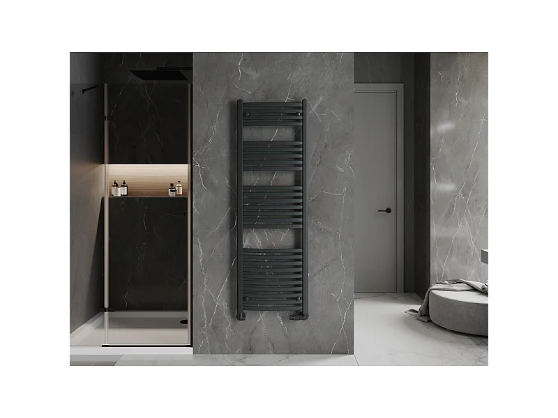 Mexen Helios radiateur de salle de bains 1500 x 500 mm, 676 W, anthracite - W103-1500-500-00-66