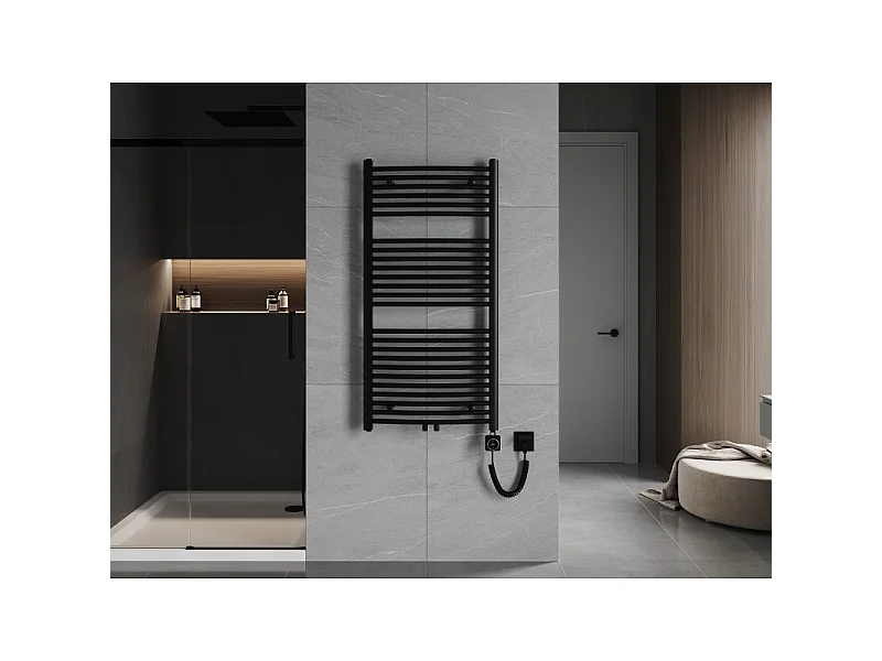 Mexen Ares radiateur électrique 1200 x 600 mm, 600 W, noir - W102-1200-600-6600-70