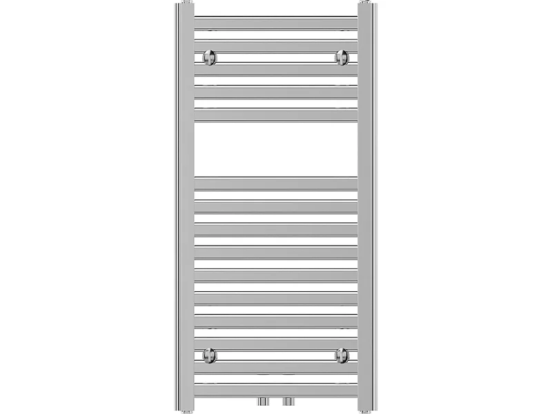 Mexen Hades radiador de casa de banho 800 x 400 mm, 253 W, cromado - W104-0800-400-00-01