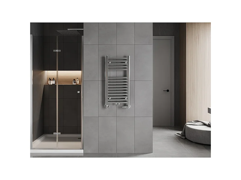 Mexen Hades radiador de casa de banho 800 x 400 mm, 253 W, cromado - W104-0800-400-00-01