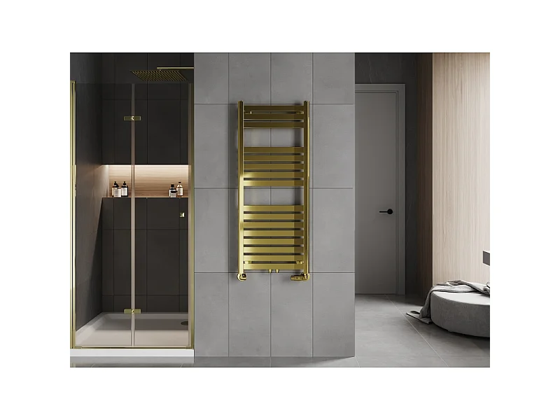 Mexen Uran radiador de casa de banho 1200 x 500 mm, 422 W, dourado - W105-1200-500-00-50