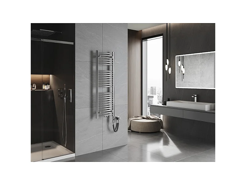 Mexen Ares radiateur électrique 1200 x 400 mm, 300 W, chrome - W102-1200-400-2300-01