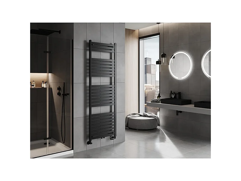 Mexen Uran radiador de casa de banho 1800 x 600 mm, 934 W, preto - W105-1800-600-00-70