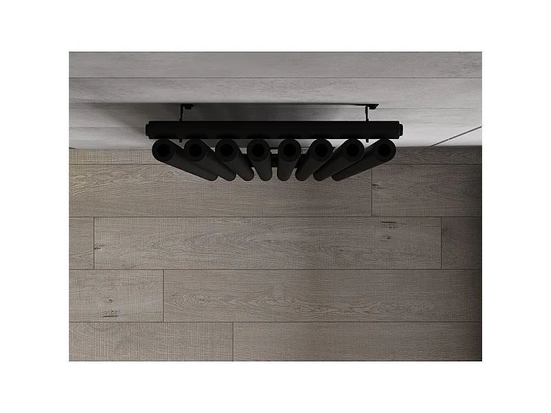 Mexen Nevada decoratieve radiator 1800 x 480 mm, 940 W, zwart - W201-1800-480-00-70
