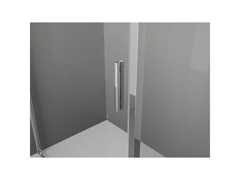 Mexen Exo verschiebbare Duschkabine 85 x 95 cm, transparent, Chrom - 8153-085-095-01-00