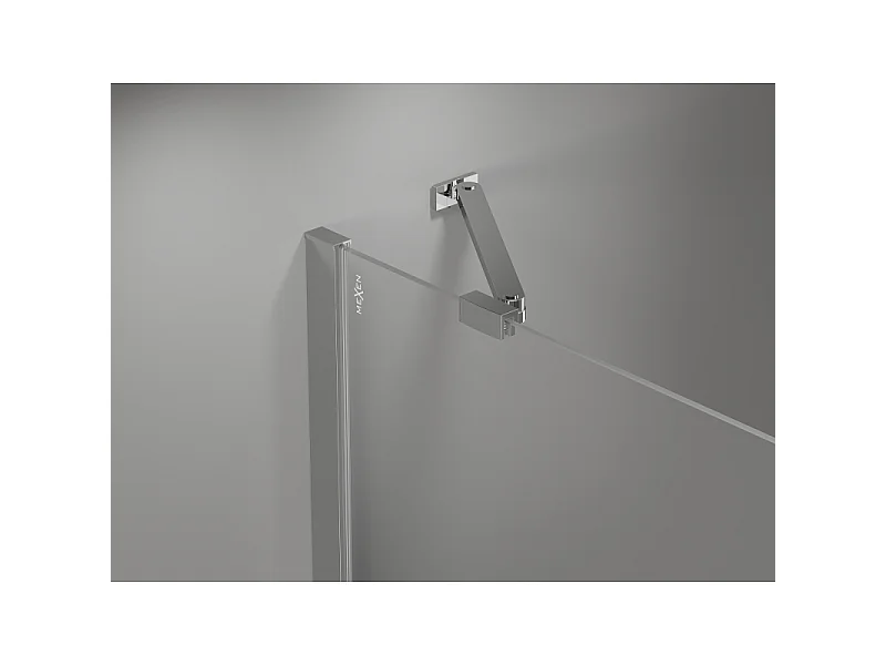 Mexen Mist Duo draaideur douchecabine 115 x 100 cm, transparant, chroom - 8A4-115-100-01-00