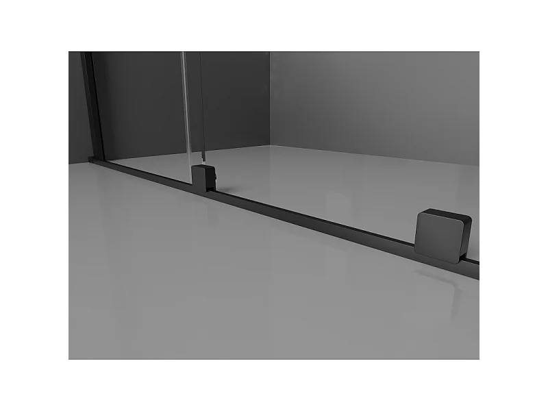 Mexen Velar sliding shower enclosure 100 x 75 cm, graphite, black - 871-100-075-41-70