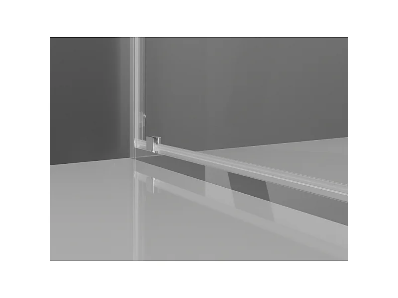 Mexen Exo Duschkabine pendeltür 80 x 75 cm, transparent, chrom - 8182-080-075-01-00