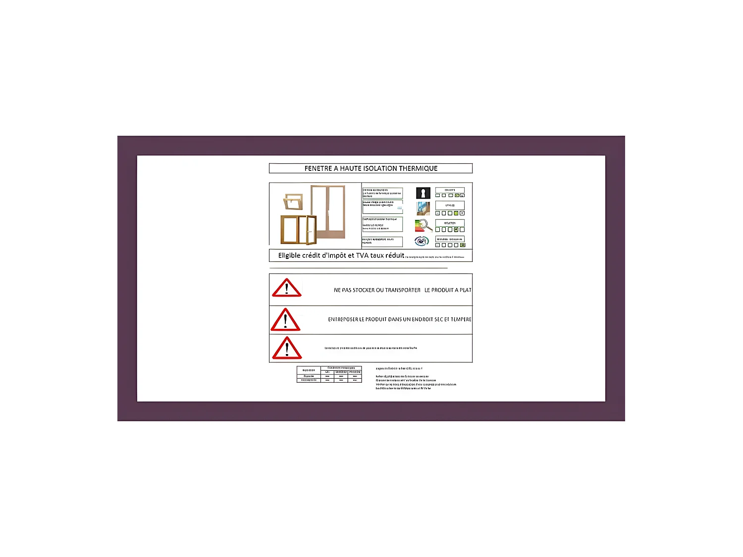 Fenetre 2 Vantaux En Bois   Hauteur 175 X Largeur 110 (Cotes Tableau)