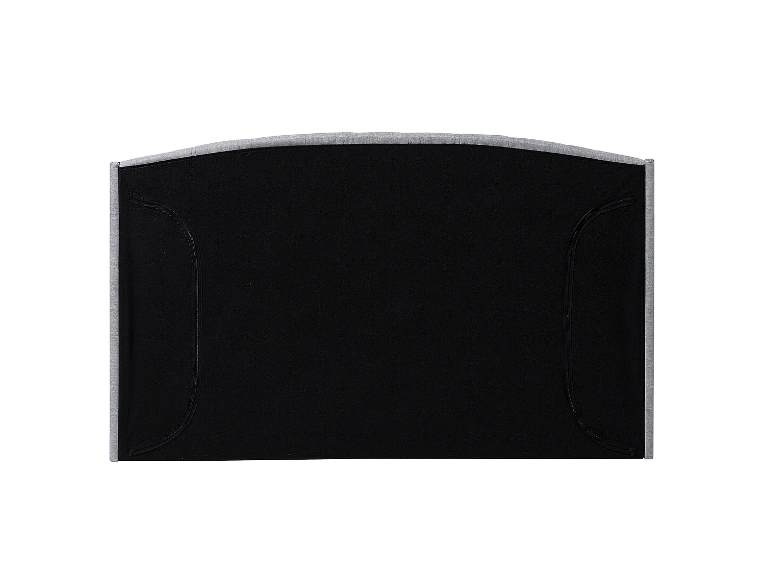 Bett mit Lattenrost Stoff BORDEAUX 160 x 200 cm Hellgrau