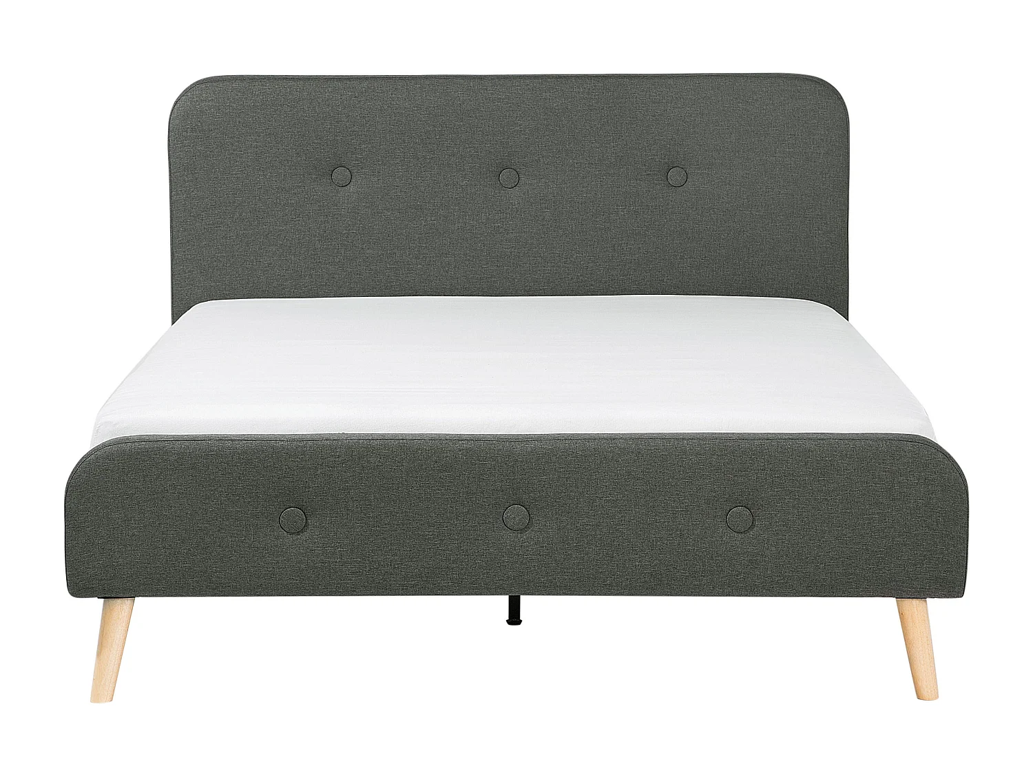 Bed Stof RENNES 180 x 200 cm Donkergrijs
