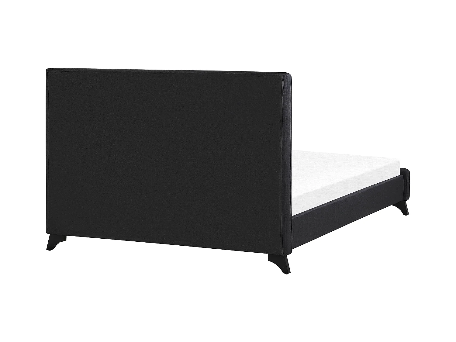 Lit avec sommier Tissu AMBASSADOR 140 x 200 cm Noir