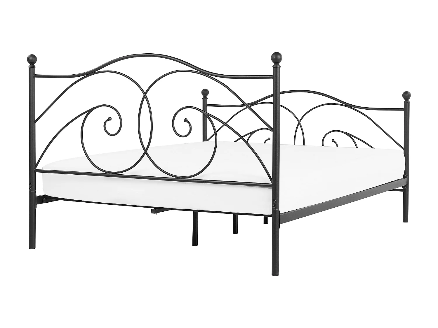 Cama Metal DINARD 160 x 200 cm Negro