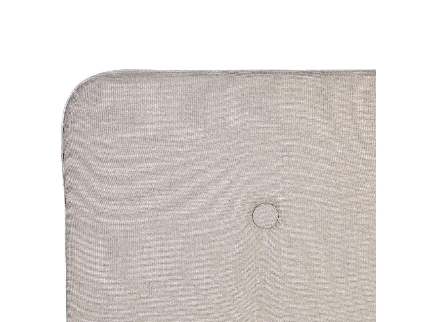 Lit avec sommier Tissu RENNES 140 x 200 cm Beige clair