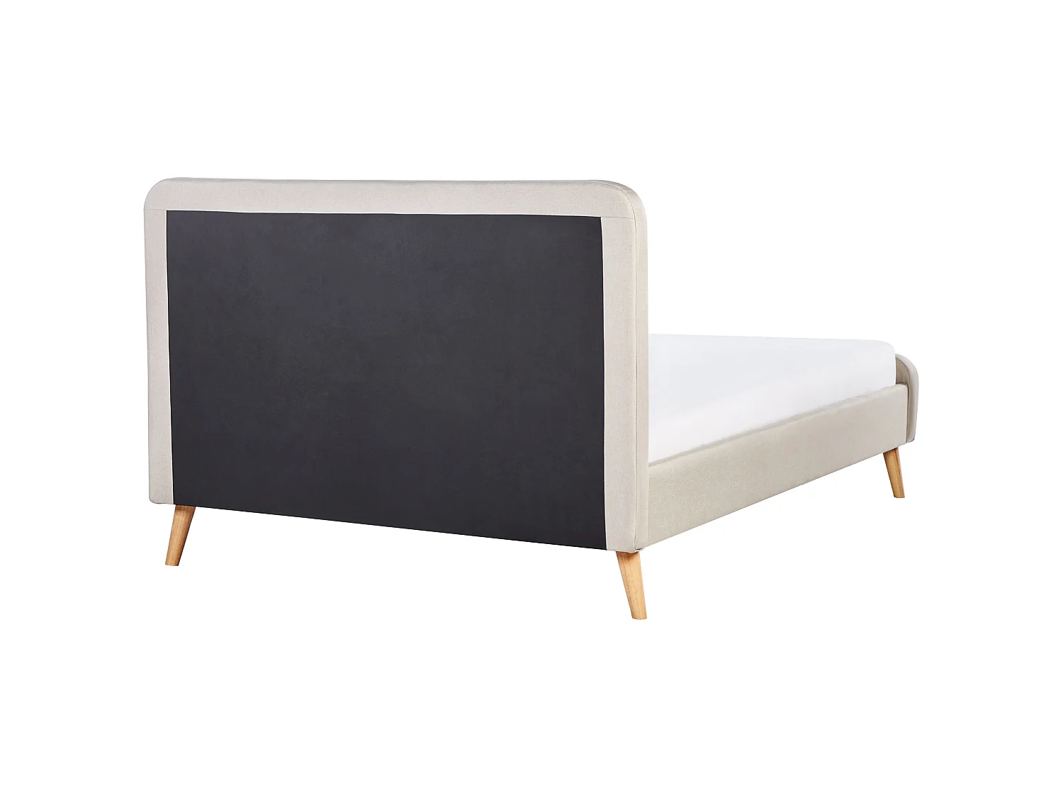 Säng med lamellram RENNES 140 x 200 cm Ljusbeige
