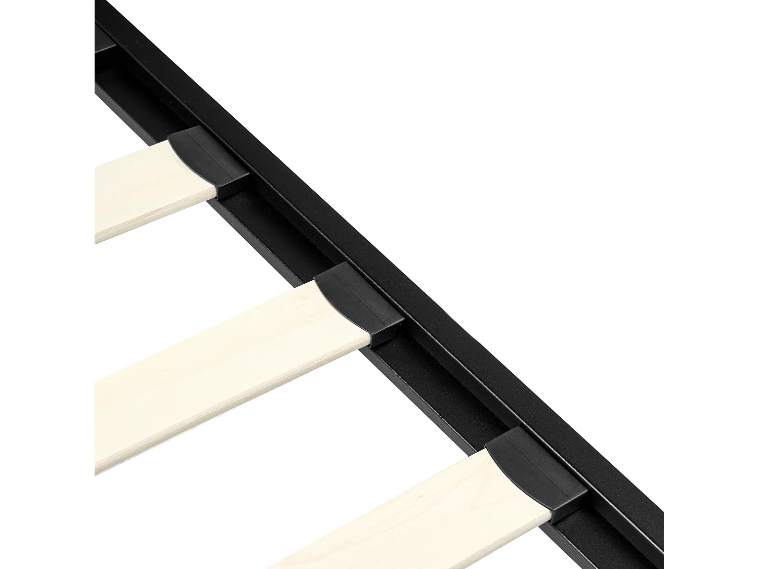 Lit avec sommier Métal RODEZ 180 x 200 cm Noir