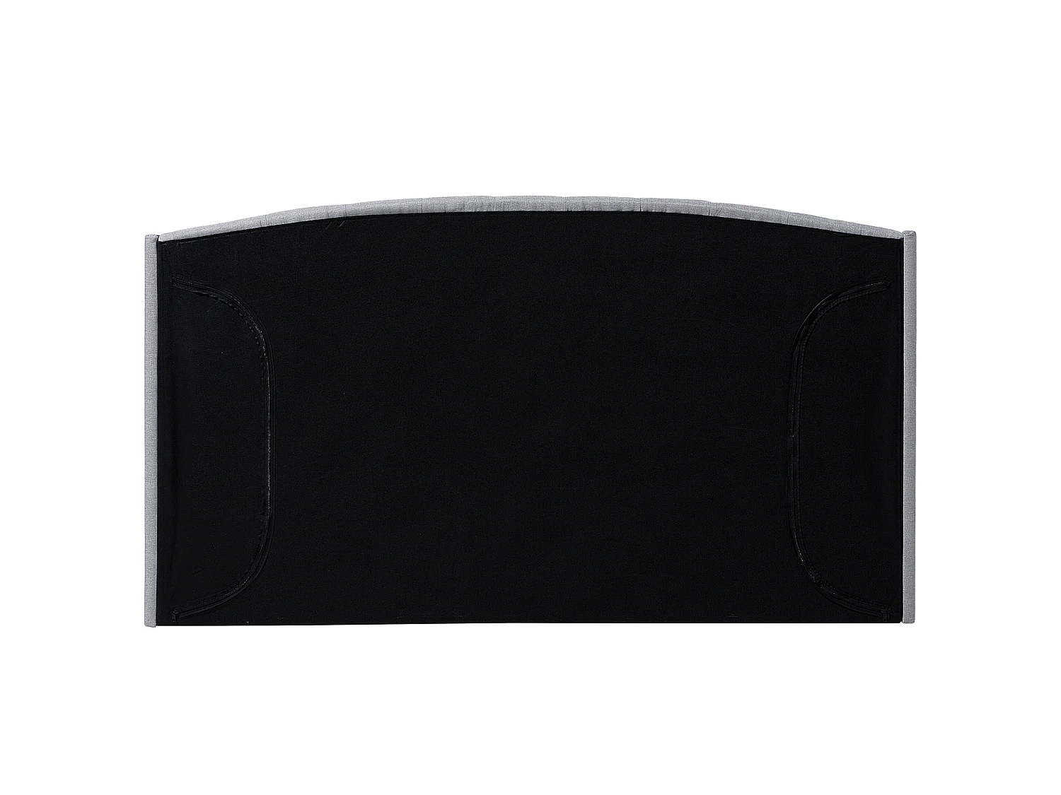 Bett mit Lattenrost Stoff BORDEAUX 180 x 200 cm Hellgrau