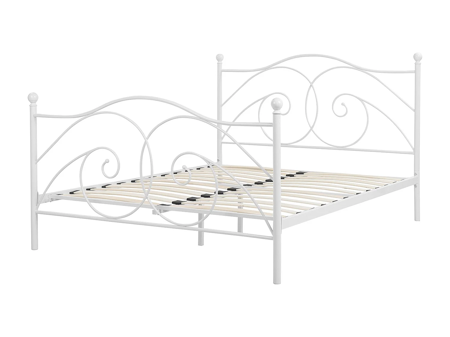 Bed Metaal DINARD 140 x 200 cm Wit