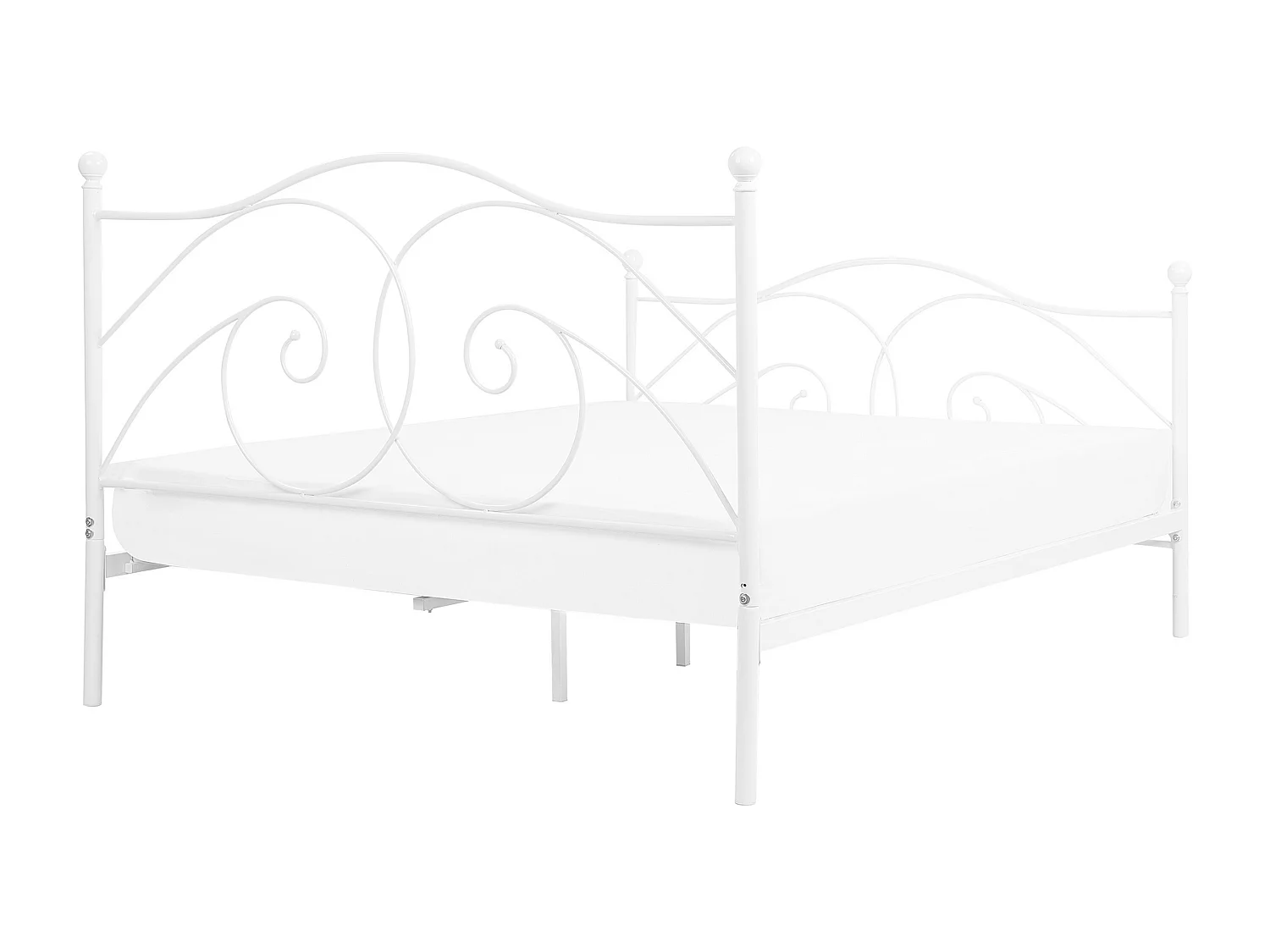 Bed Metaal DINARD 140 x 200 cm Wit