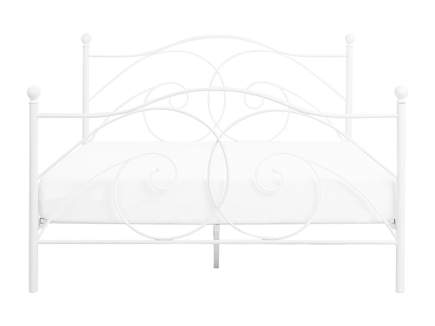 Bed Metaal DINARD 140 x 200 cm Wit
