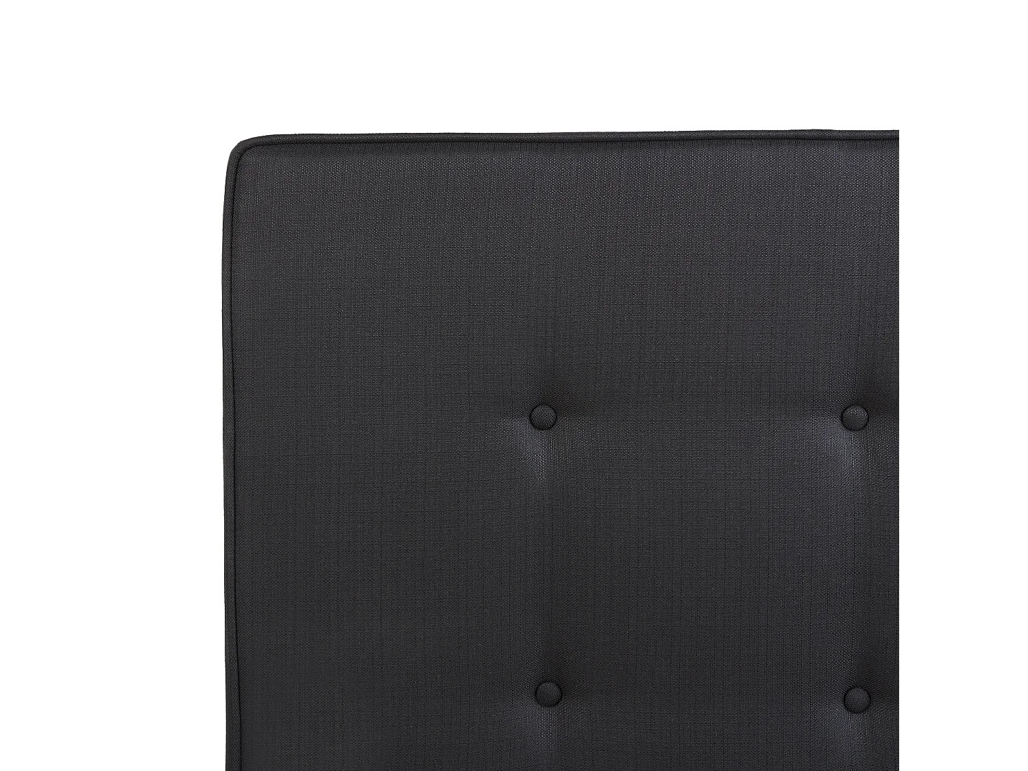 Bed Stof AMBASSADOR 160 x 200 cm Zwart