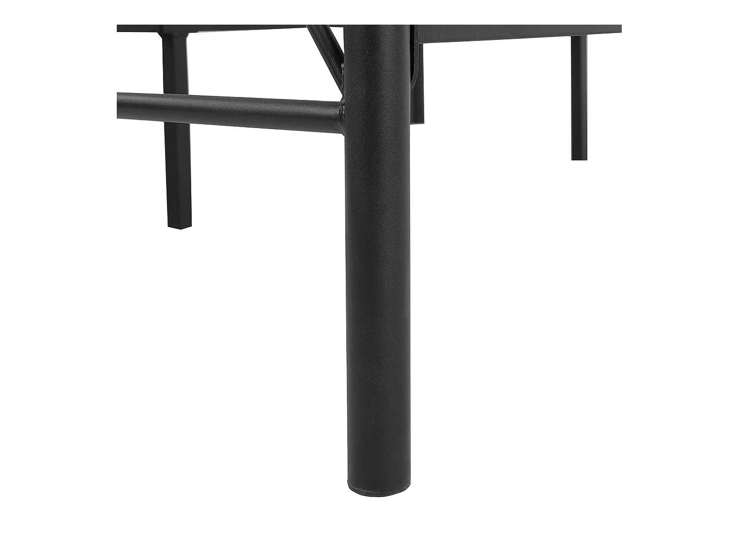 Lit avec sommier Métal DINARD 180 x 200 cm Noir