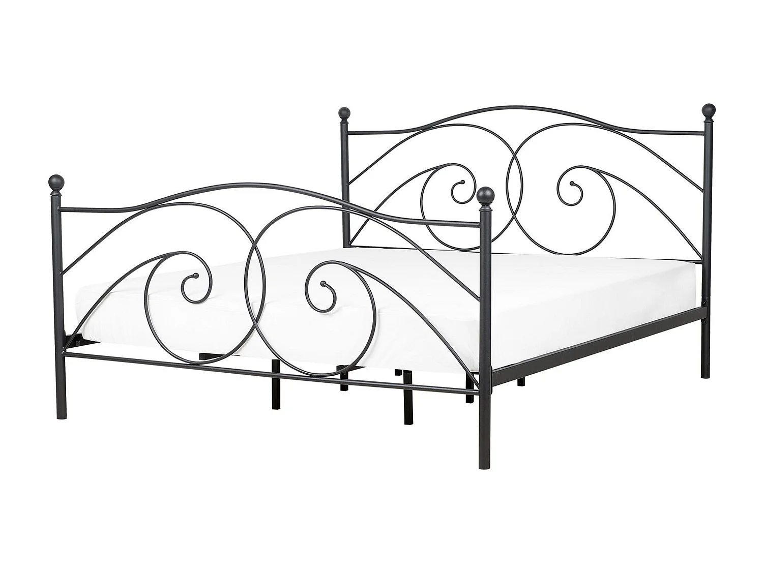Bed Metaal DINARD 180 x 200 cm Zwart