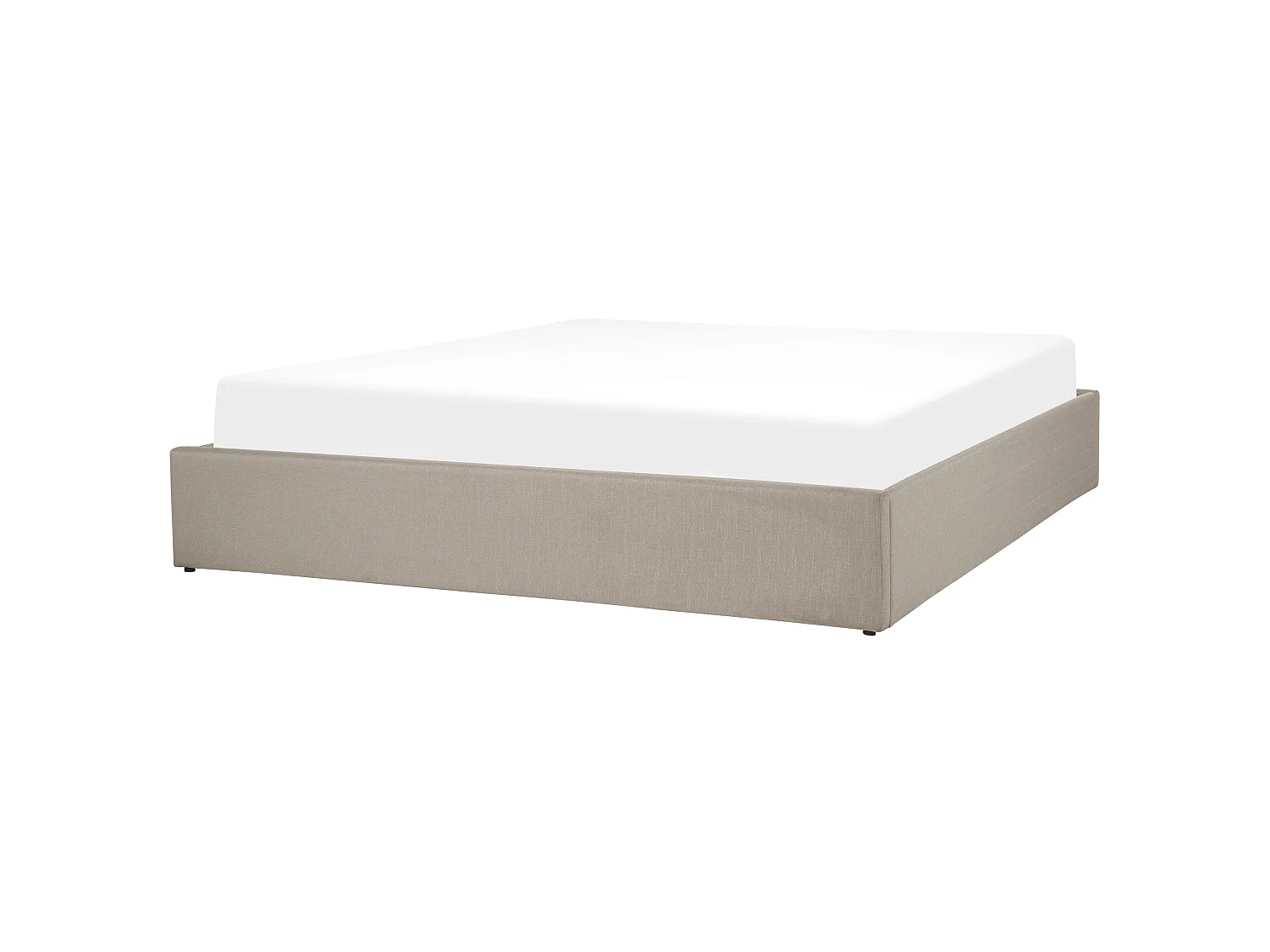 Lit ottoman Tissu DINAN 180 x 200 cm Beige