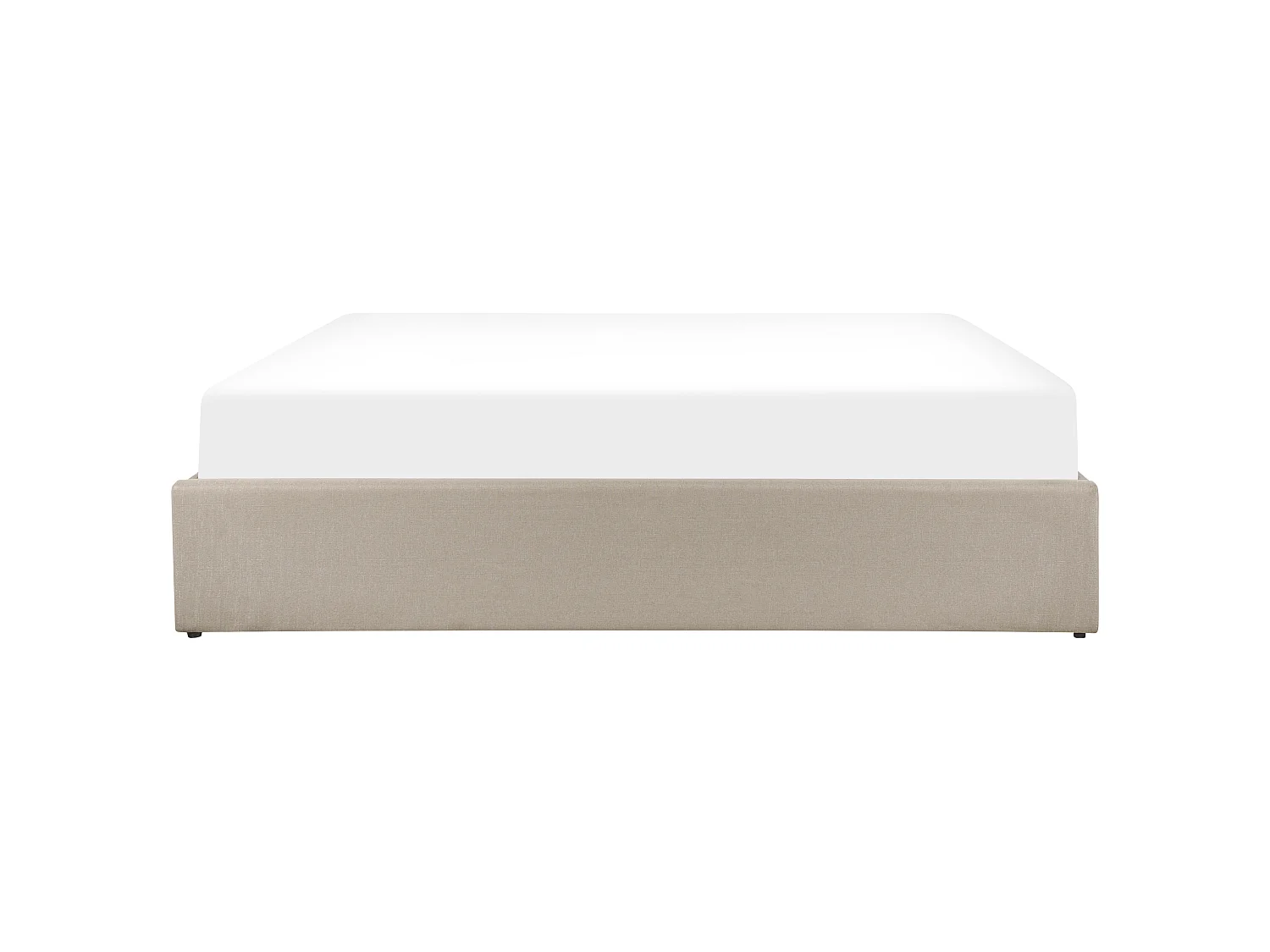 Lit ottoman Tissu DINAN 180 x 200 cm Beige