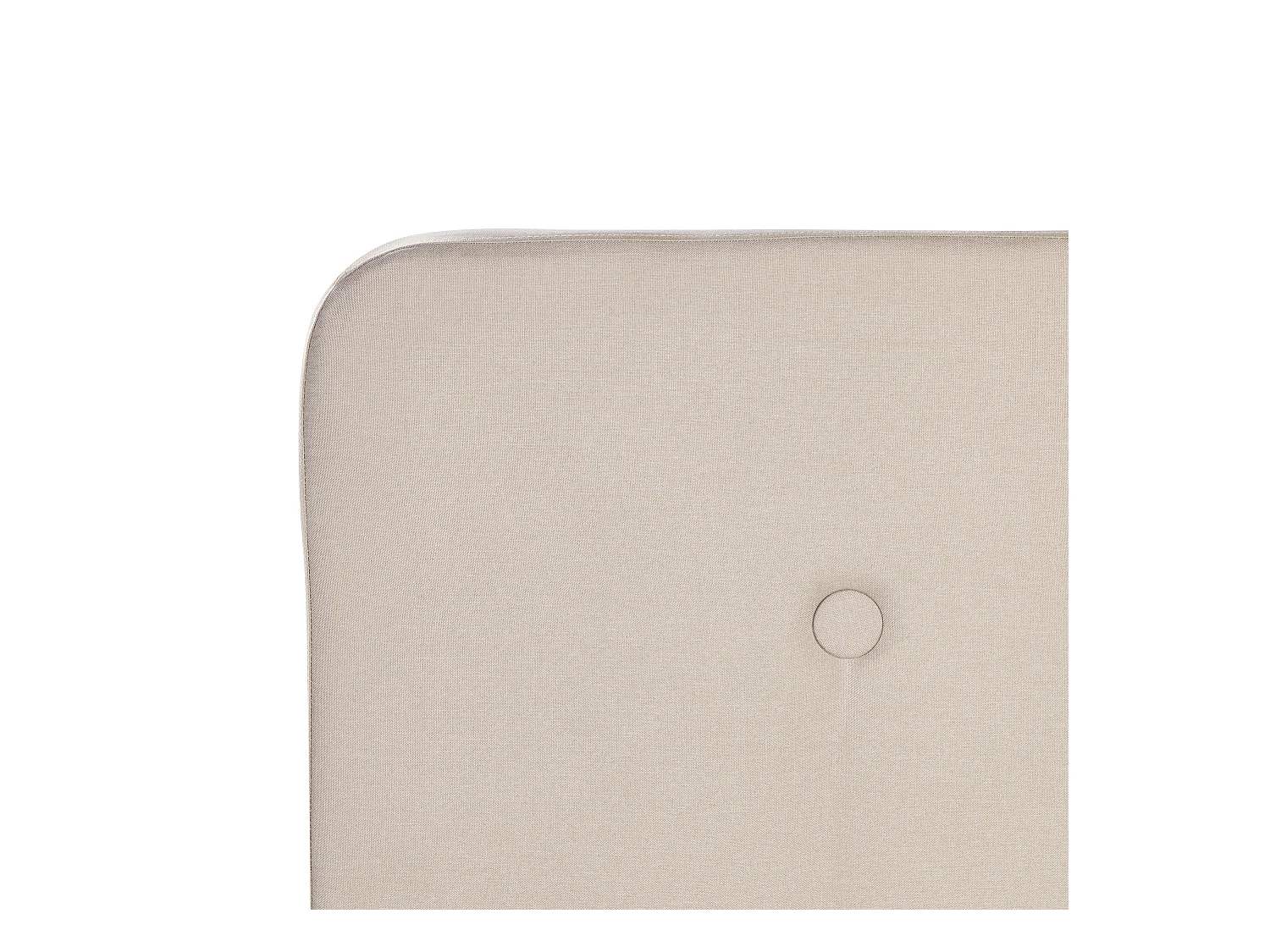 Letto Tessuto RENNES 180 x 200 cm Beige chiaro