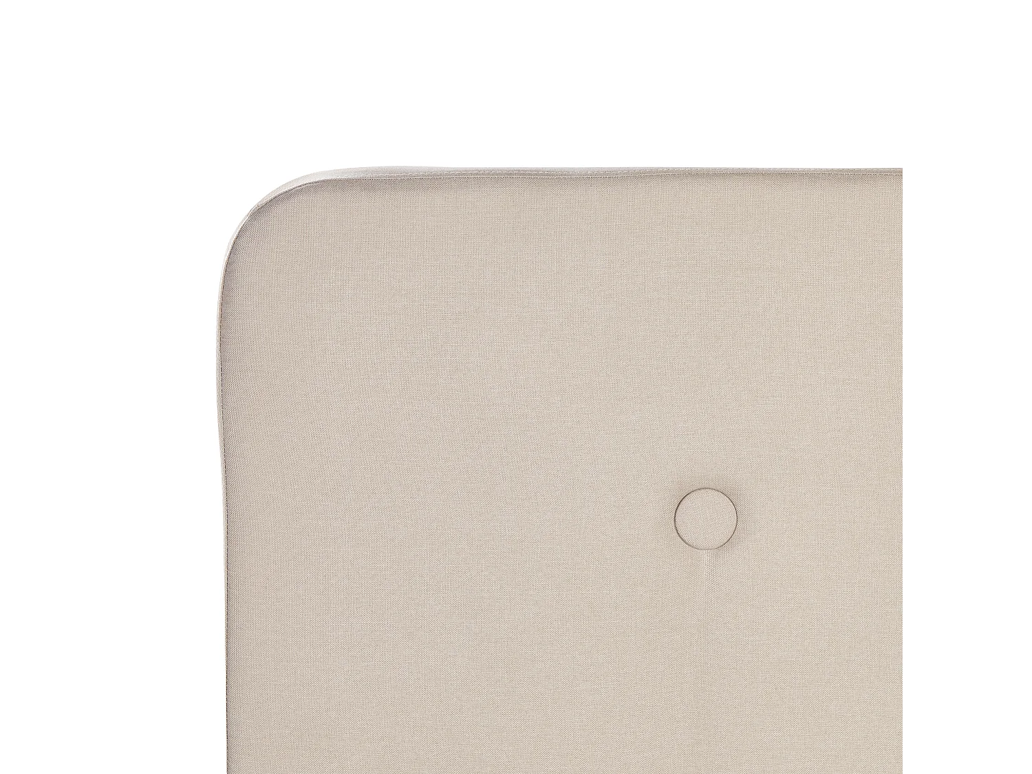 Bed Kunstlinnen RENNES 180 x 200 cm Lichtbeige