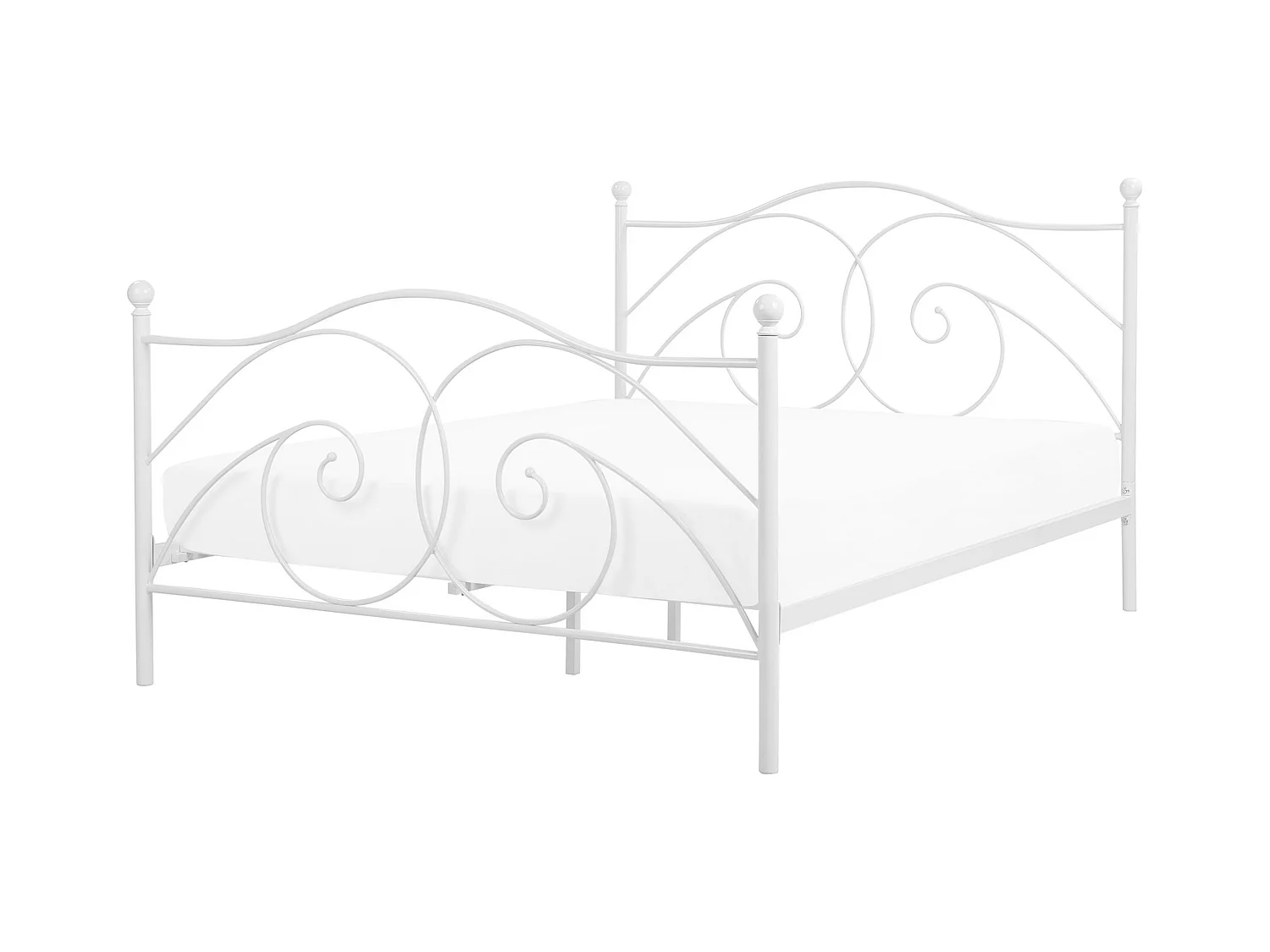 Bed Metaal DINARD 160 x 200 cm Wit