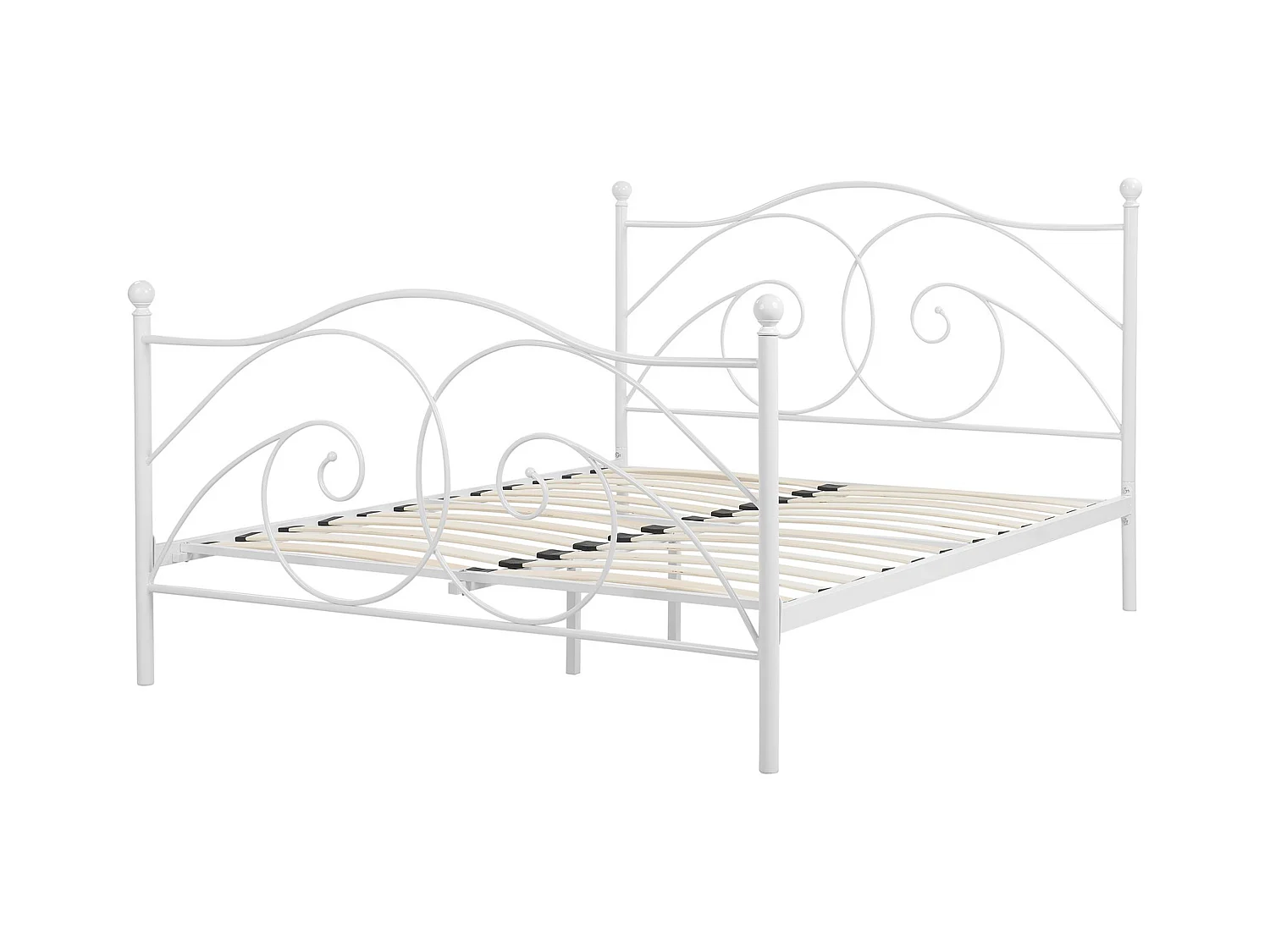 Bed Metaal DINARD 160 x 200 cm Wit