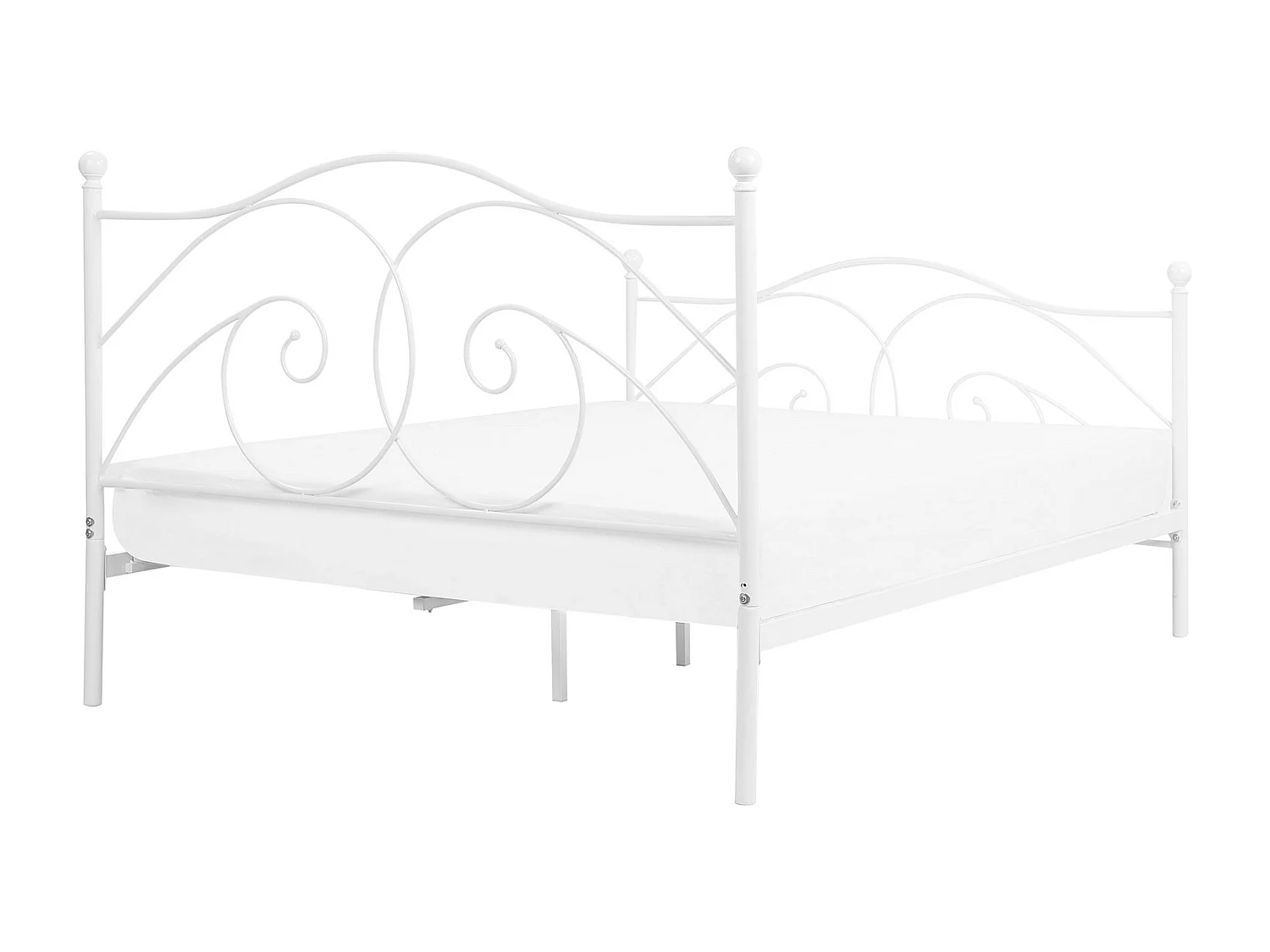 Bed Metaal DINARD 160 x 200 cm Wit