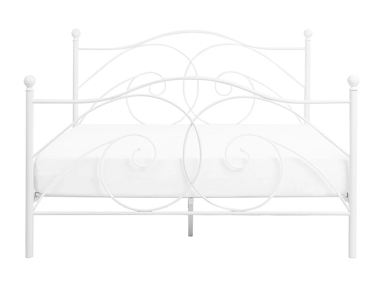 Bed Metaal DINARD 160 x 200 cm Wit