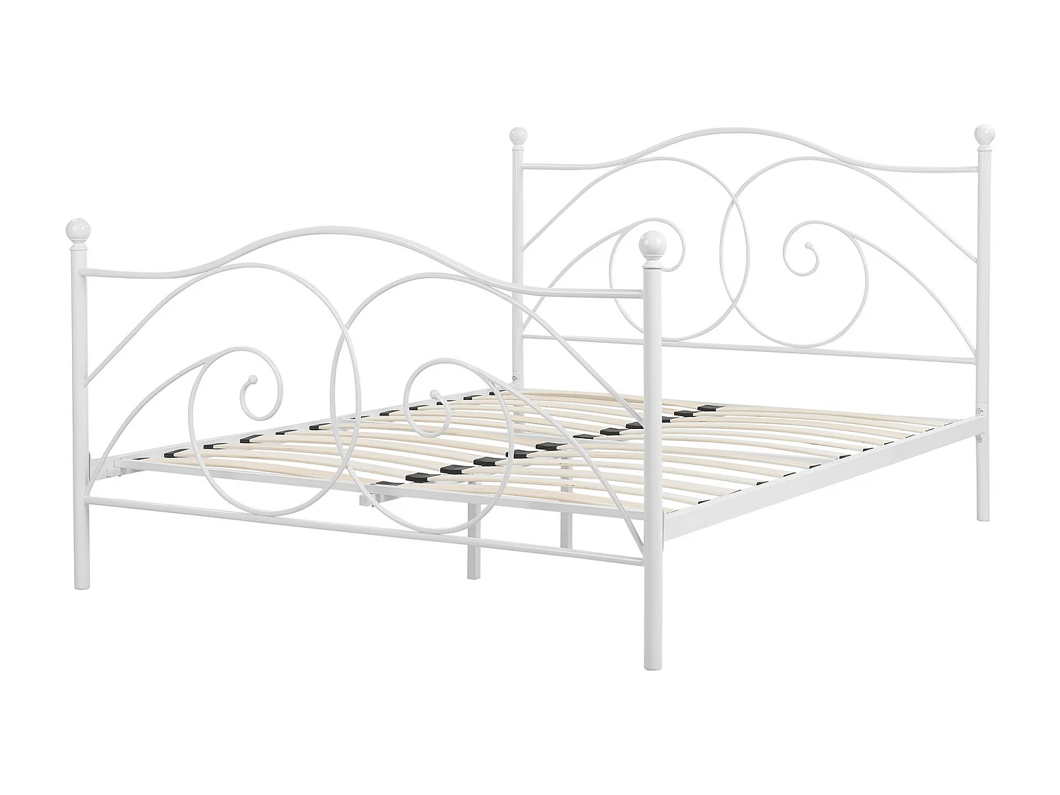 Bed Metaal DINARD 160 x 200 cm Wit