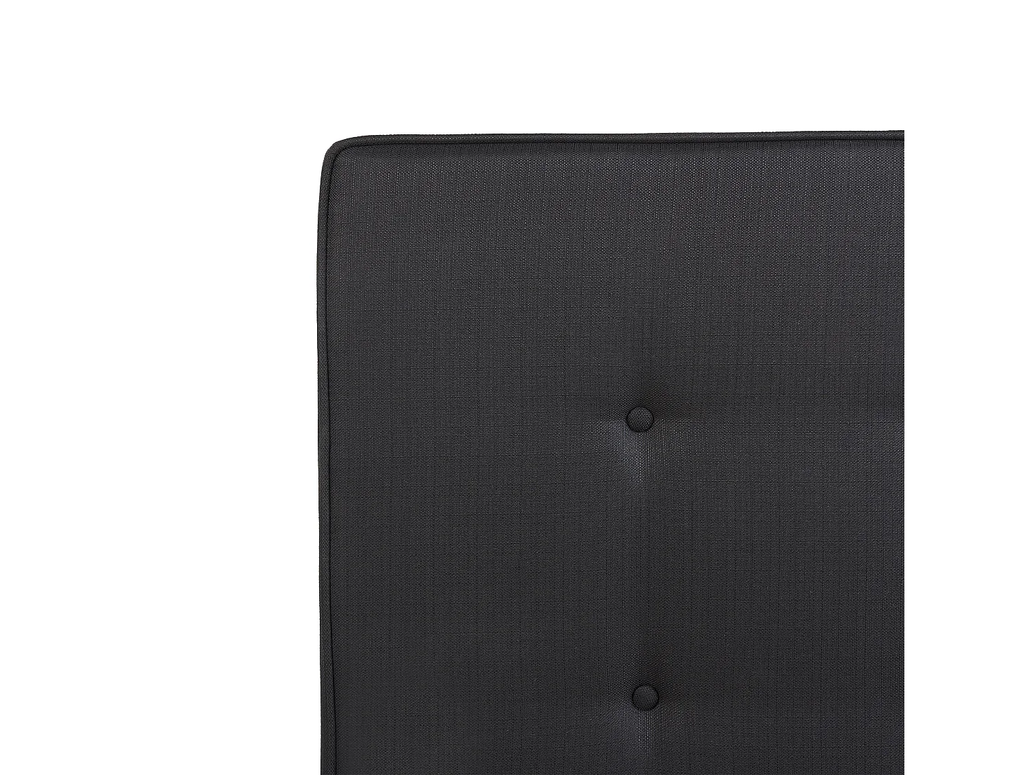 Lit avec sommier Tissu AMBASSADOR 180 x 200 cm Noir