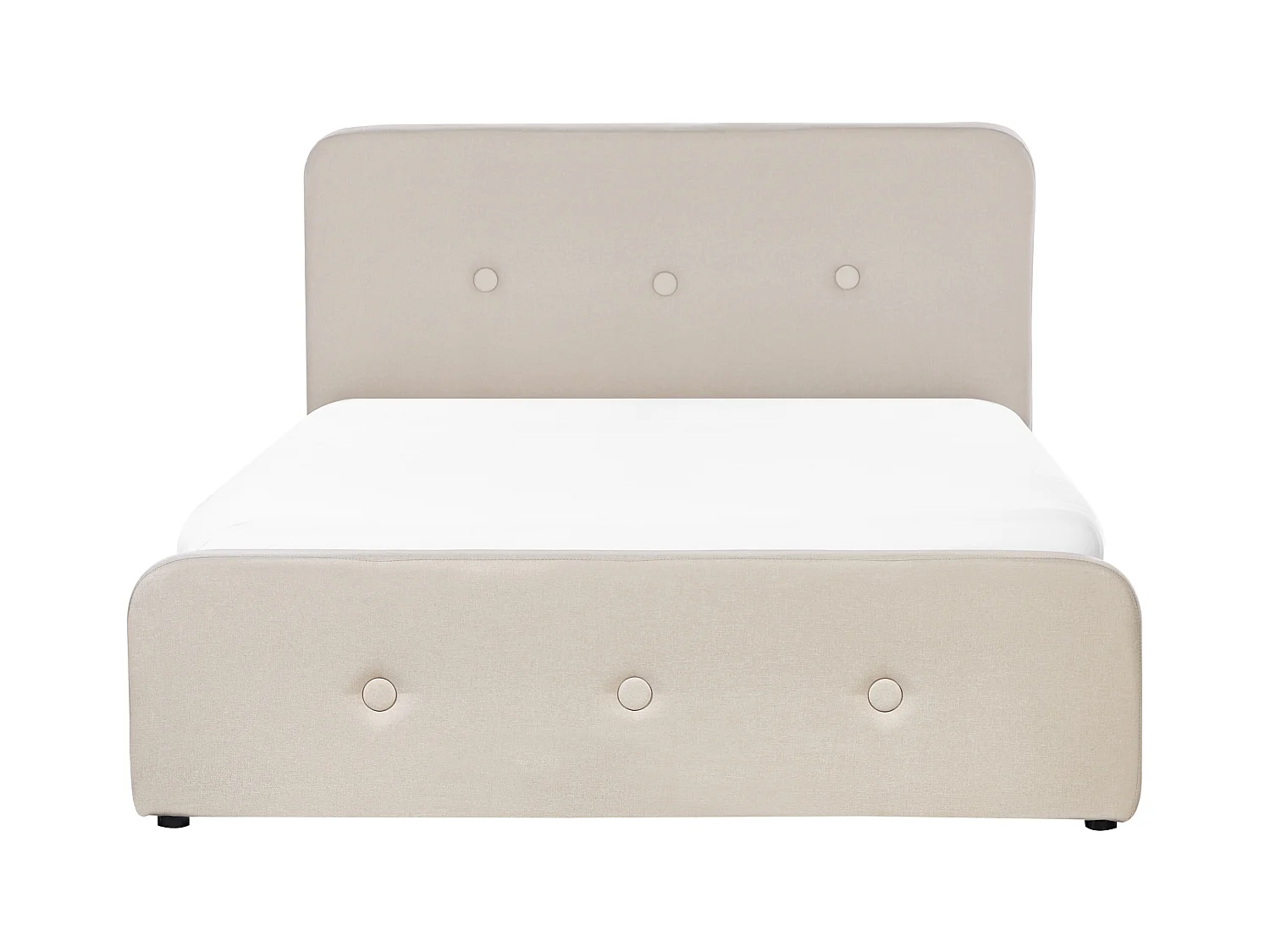 Bed met opbergruimte Stof RENNES 140 x 200 cm Beige