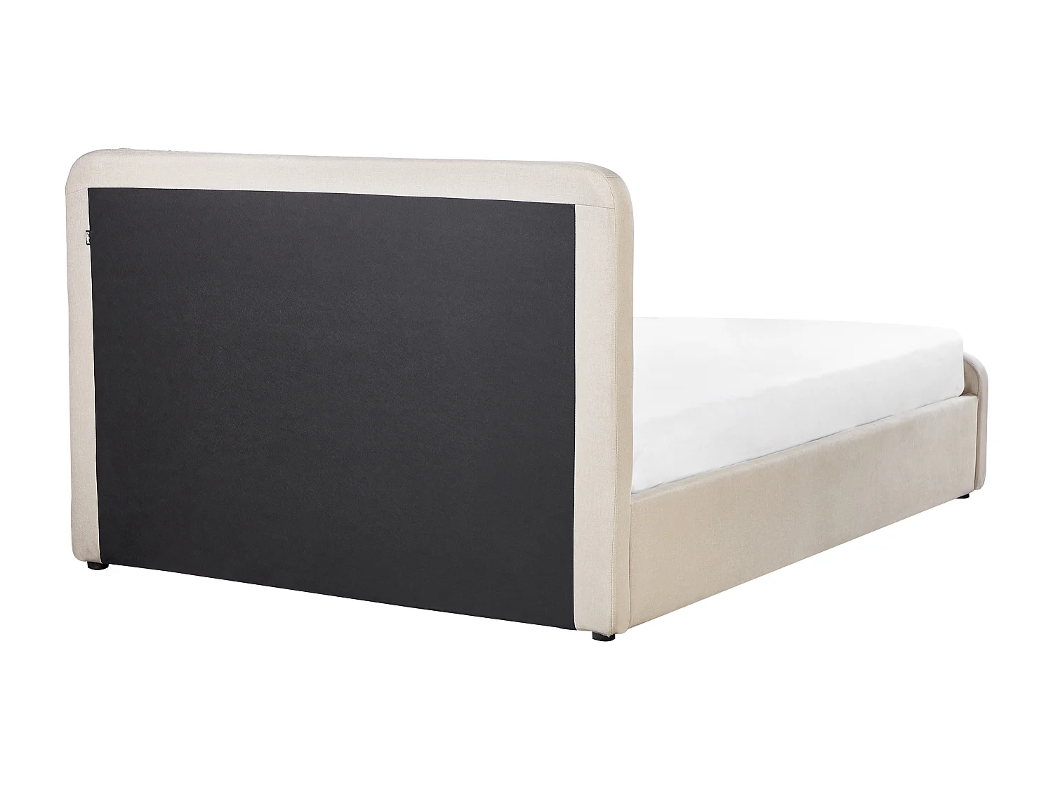 Bett mit Stauraum Stoff RENNES 140 x 200 cm Beige